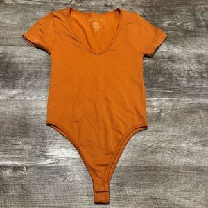 Gypsy & Jade Ribbed Short Sleeve Bodysuit Size XS/S